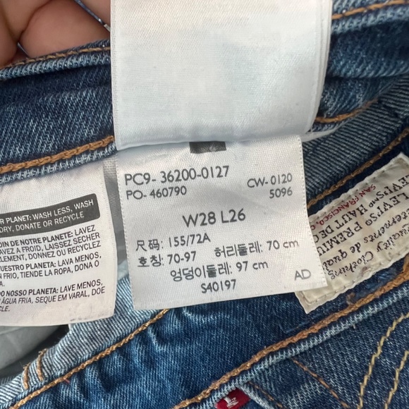 Levi’s Premium 501 Dark Blue Jeans - Picture 5 of 5